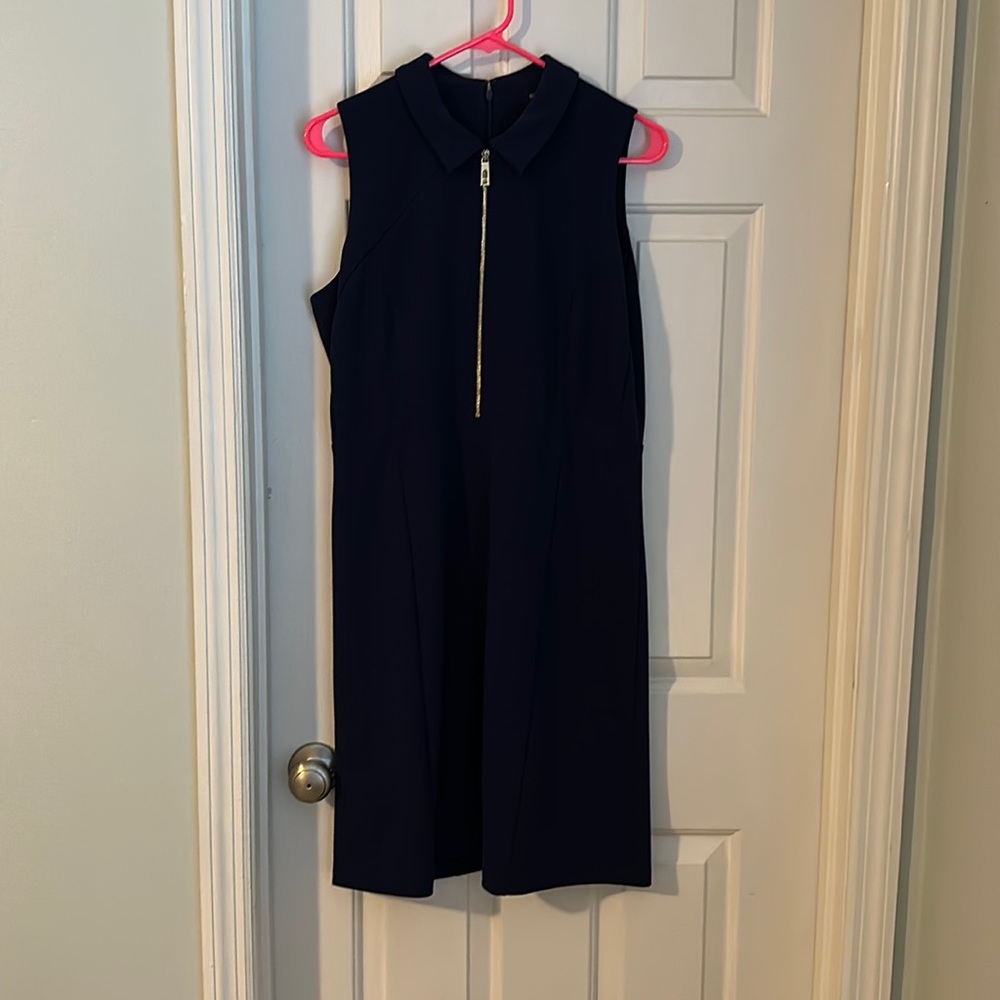 Navy Ivanka Trump Dress